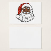 sequins black santa claus (Front & Back)