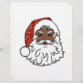 sequins black santa claus (Front/Back)