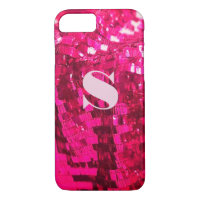 Sequins iphone Case with Your Initial