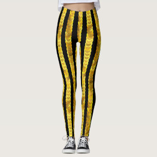 Sequins pattern, beads, rhinestones, 3D fashion. Leggings