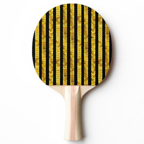 Sequins pattern, beads, rhinestones, 3D fashion. Ping Pong Paddle
