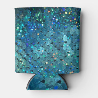 Sequins Sparkle: Macro Abstract Background Can Cooler