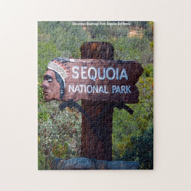 Sequioa California. Jigsaw Puzzle (Vertical)