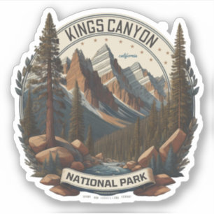 Sequoia and Kings Canyon National Parks california Sticker
