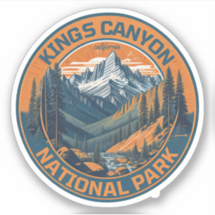 Sequoia and Kings Canyon National Parks california Sticker
