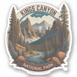 Sequoia and Kings Canyon National Parks california Sticker