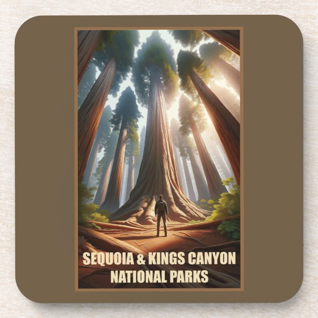 Sequoia & Kings Canyon National Parks Beverage Coaster (Front)