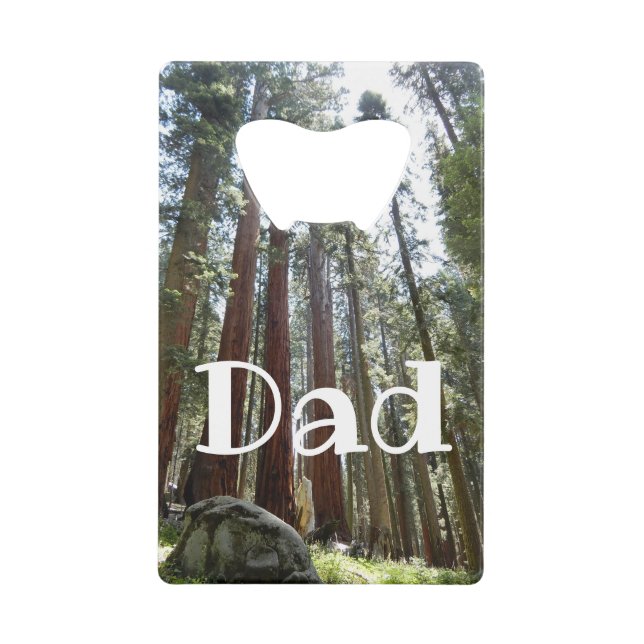 Sequoia National Forest Dad Bottle Opener (Front)