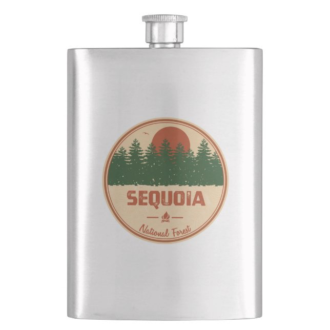 Sequoia National Forest Flask (Front)