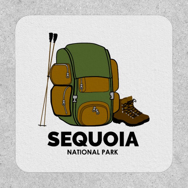 Sequoia National Park Backpack Patch (Front)