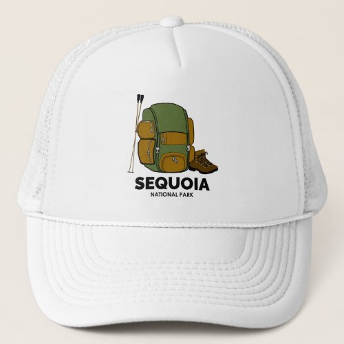Sequoia National Park Backpack Trucker Hat
