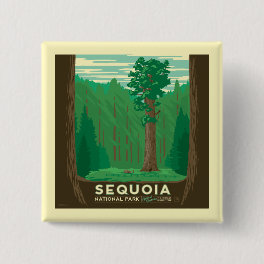 Sequoia National Park Button