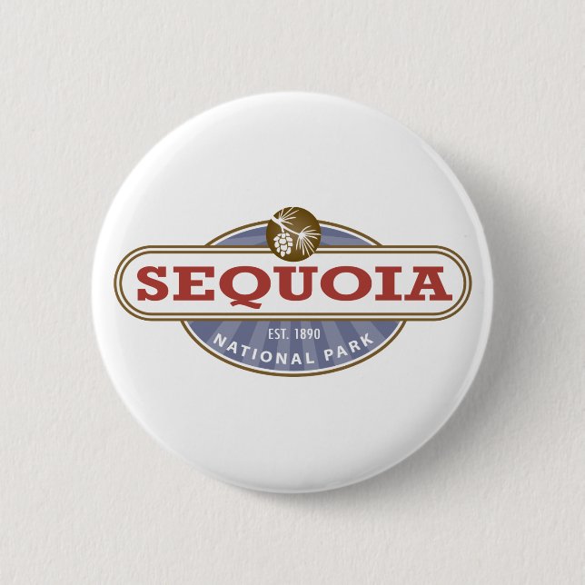 Sequoia National Park Button (Front)