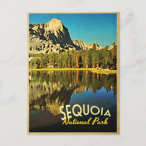 Sequoia National Park California Postcard