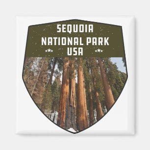 Sequoia National Park California sequoia trees Magnet