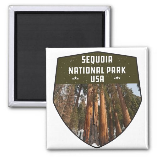 Sequoia National Park California sequoia trees Magnet