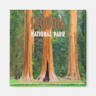 Sequoia National Park Magnet \u2014 Collectible Colorful & Waterproof! Sequoia National Park Magnet \u2014 Collectible Colorful & Waterproof!