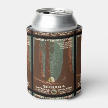 Sequoia National Park Can Cooler by Crazy4FamousArt at Zazzle