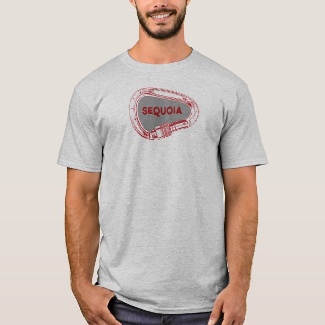 Sequoia National Park Climbing Carabiner T-Shirt (Front)