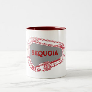Sequoia National Park Climbing Carabiner Two-Tone Coffee Mug
