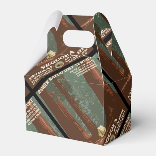 Sequoia National Park Favor Boxes