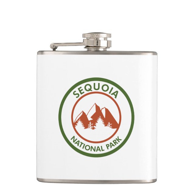 Sequoia National Park Flask (Front)