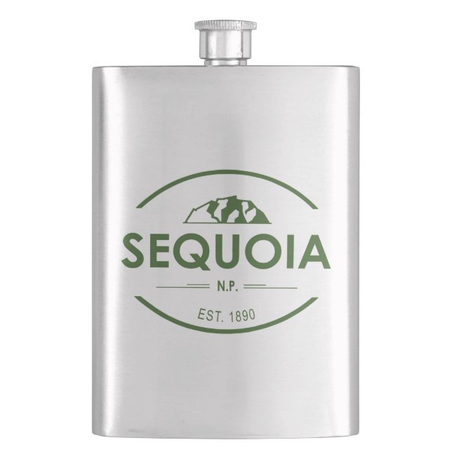 Sequoia National Park Flask (Front)