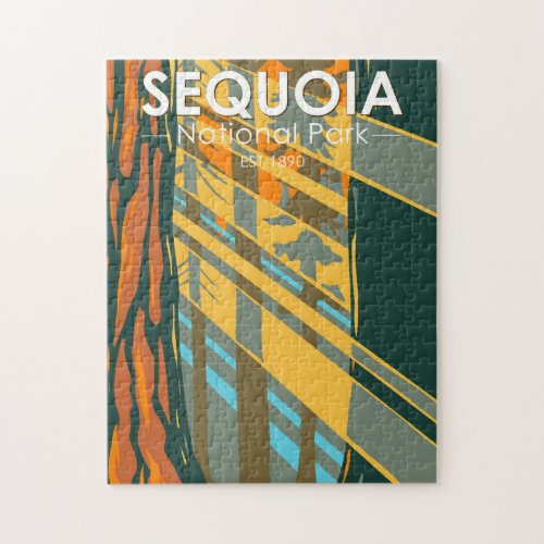 Sequoia National Park Giant Sequoia Trees  Jigsaw Puzzle
