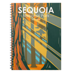 Sequoia National Park Giant Sequoia Trees  Notebook
