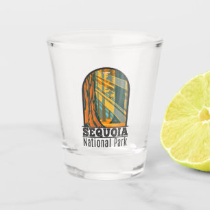 Sequoia National Park Giant Sequoia Trees Shot Glass