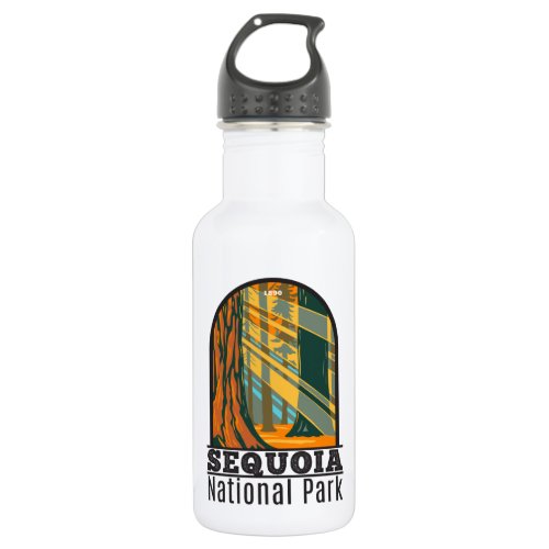 Sequoia National Park Giant Sequoia Trees Stainless Steel Water Bottle