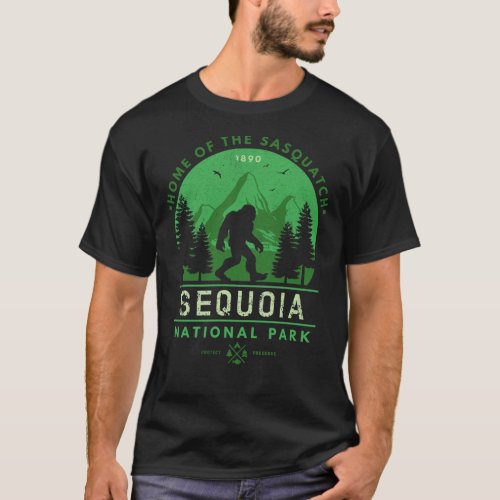 Sequoia National Park Home of the Sasquatch Essent T_Shirt