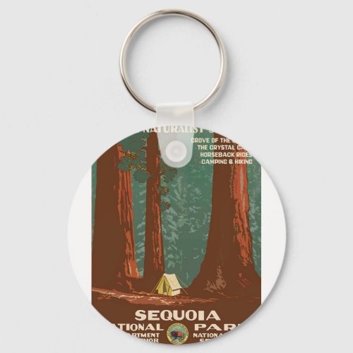 Sequoia National Park Keychain