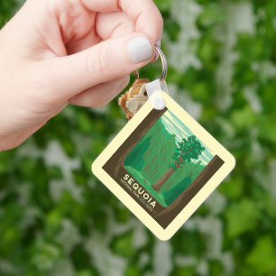 Sequoia National Park Keychain