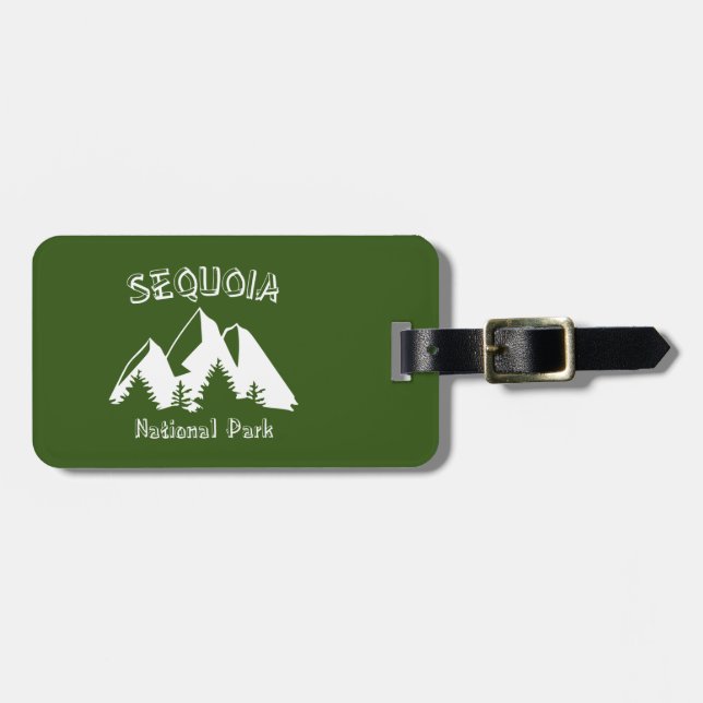Sequoia National Park Luggage Tag (Front Horizontal)