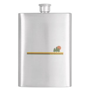 Sequoia National Park Pine Trees Sun Flask