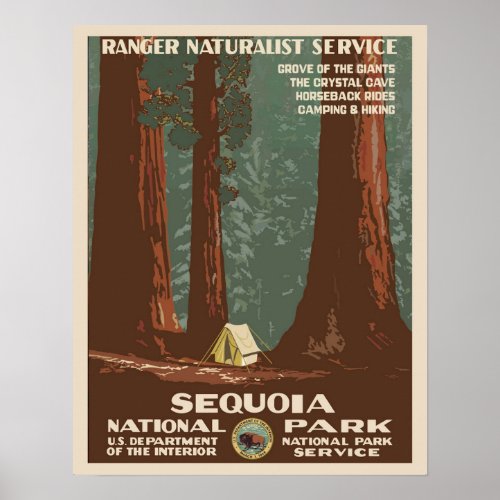 Sequoia National Park Poster