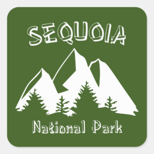 Sequoia National Park Square Sticker