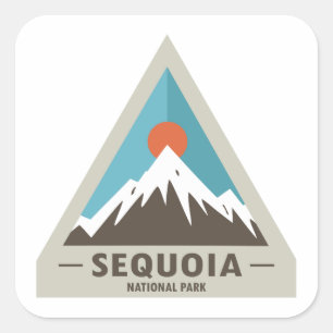 Sequoia National Park Square Sticker