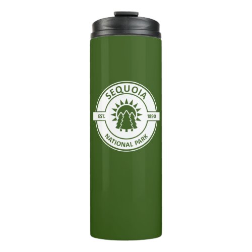 Sequoia National Park Sun Trees Thermal Tumbler