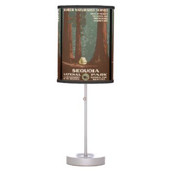 Sequoia National Park Table Lamp by Crazy4FamousArt at Zazzle