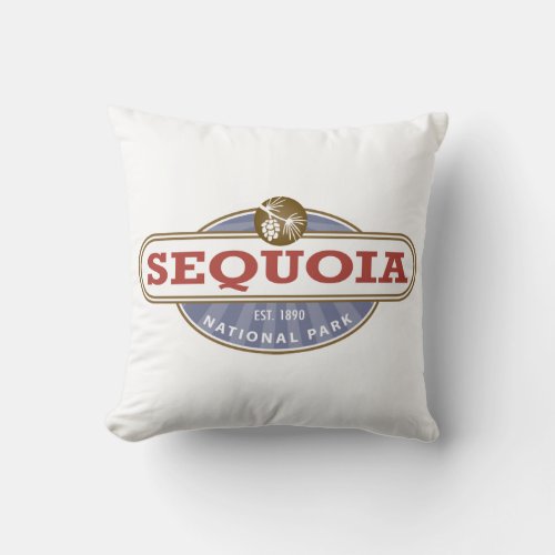 Sequoia National Park Throw Pillow