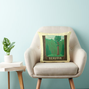 Sequoia National Park Throw Pillow
