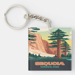 Redwood National Park Keychains - No Minimum Quantity