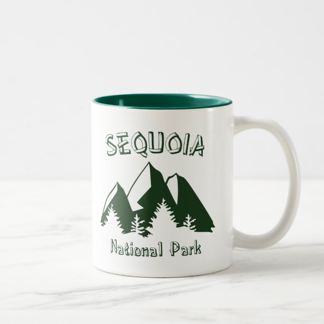 Sequoia National Park Two-Tone Coffee Mug (Right)