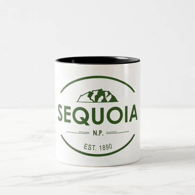 Sequoia National Park Two-Tone Coffee Mug (Center)