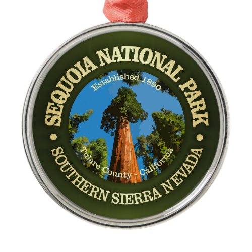 Sequoia NP2 Metal Ornament