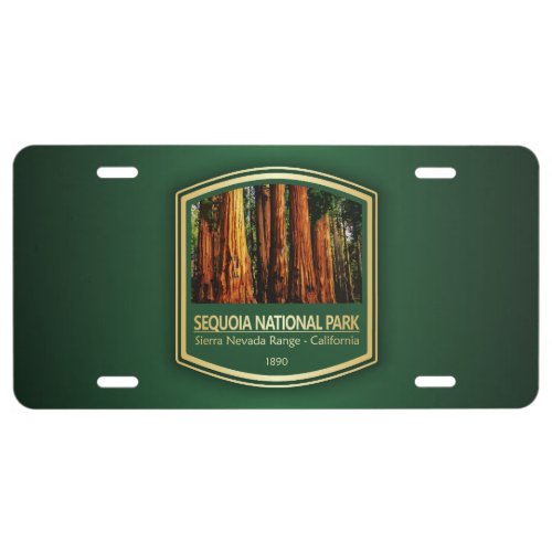 Sequoia NP PF1 License Plate