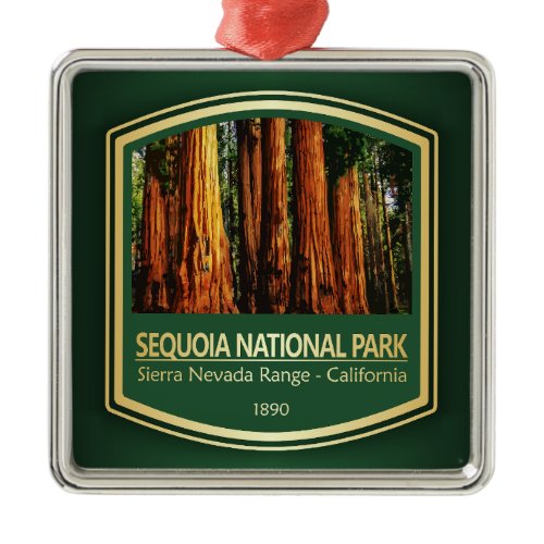 Sequoia NP (PF1) Metal Ornament
