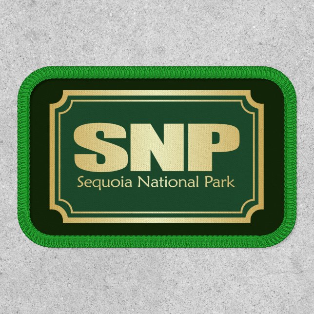 Sequoia NP (PF1) Patch (Front)